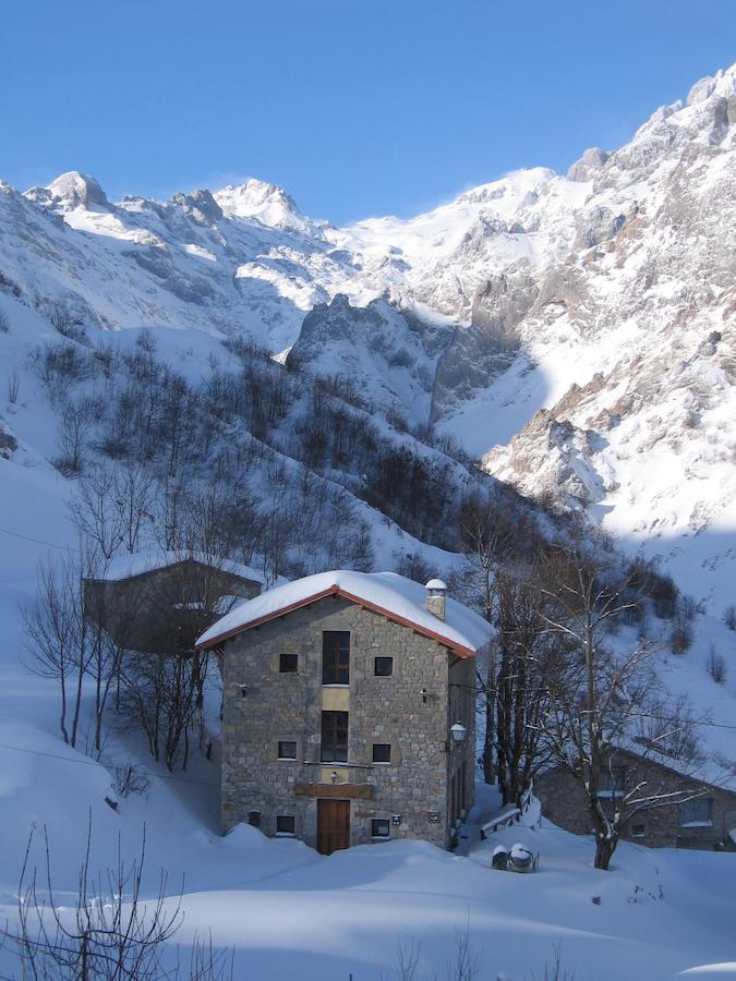 Albergue Pena Castil Sotres Exteriör bild